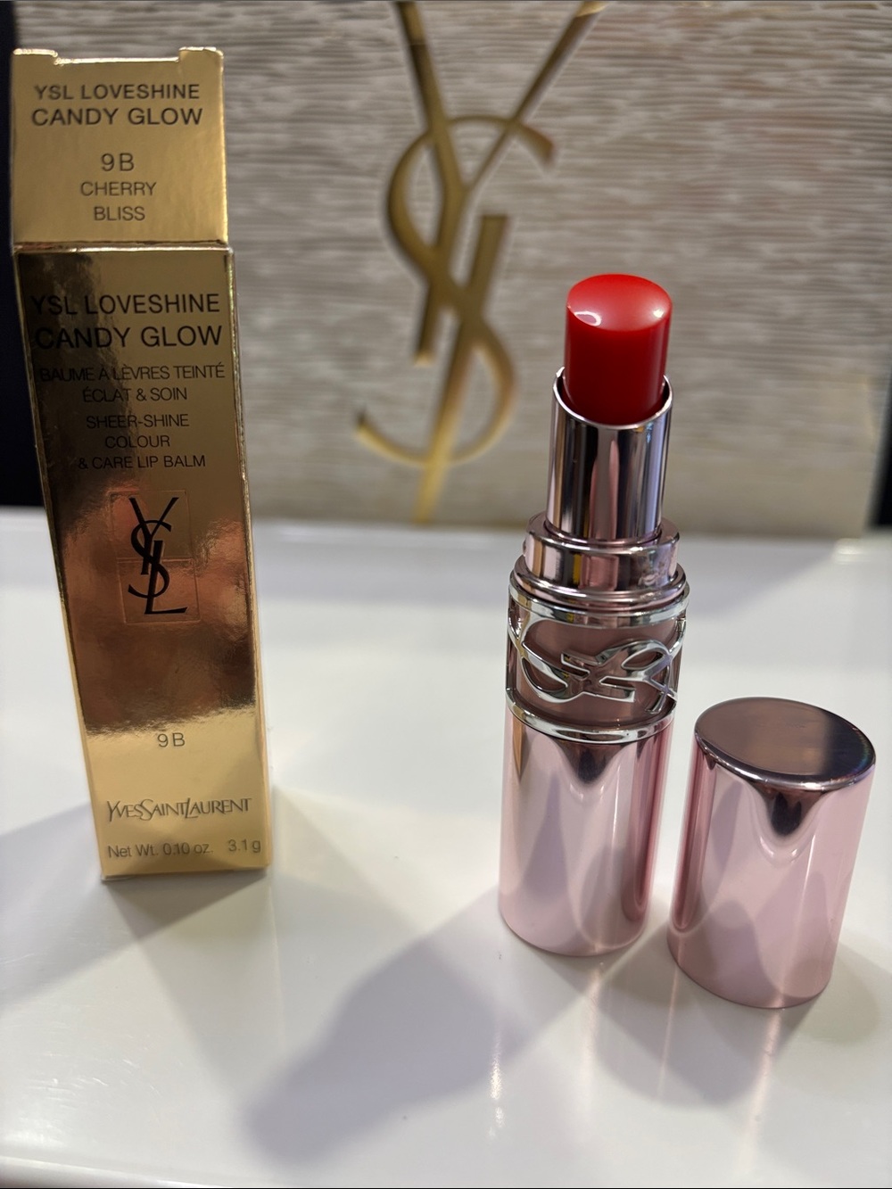 Yves Saint Laurent Loveshine Candy Glow Sheer Lip Balm - Cherry Bliss 9B